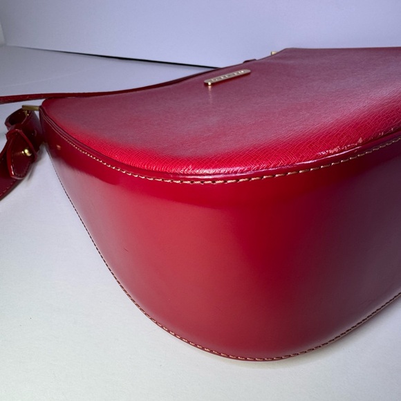 Authentic Burberry Shoulder Handbag Red - Picture 6 of 10